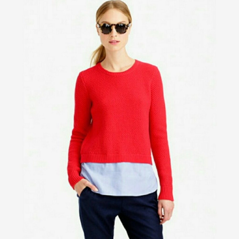 Lambswool Shirttail Sweater